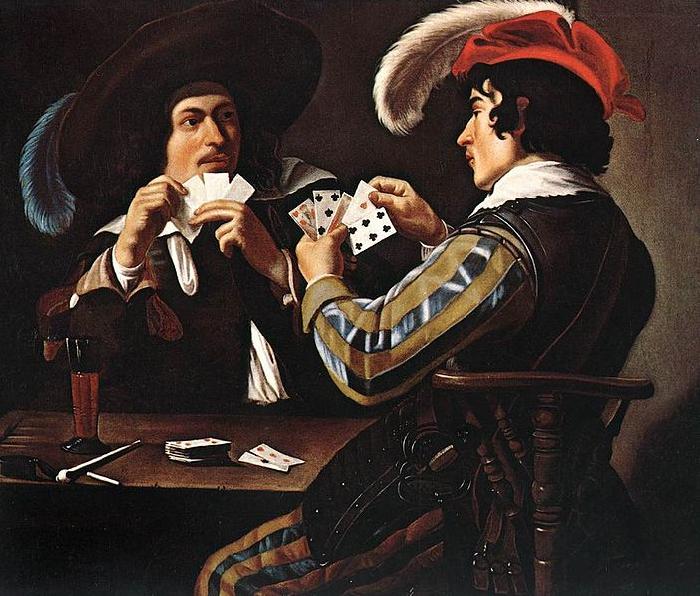 Theodoor Rombouts Card Players Germany oil painting art